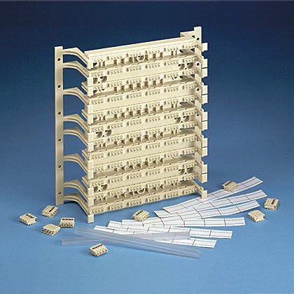 288-çift (72 noktası) Kategori ayaklı 6 punchdown baz alan sonlandırma kiti.