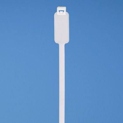 Tüm-Ty® işaretleyici bağı, sarma, standart kesiti, 7.4 (188mm) uzunluk x .87 .44 (11.1 x 22.1mm) işaretleyici yazma ilgili alan, naylon 6.6, doğal, standart paket.