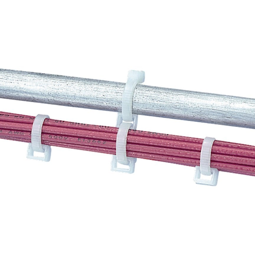 Doğal renkte kapalı kablo bağlama bağlayıcı halka mekanik mukavemet, ısıya ve aşınmaya karşı direnci ve sertliği artar naylon 6.6, yapılmıştır. 0,33'' uzunluk x 0.20'' genişliğinde (8.4 x 5,1 mm) 'dir ve minyatür, orta ve standart c kullanılan