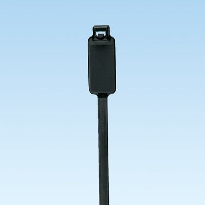 Tüm-Ty® işaretleyici bağı, sarma, standart kesiti, 7.4 (188mm) uzunluk x .87 .44 (11.1 x 22.1mm) işaretleyici yazma ilgili alan, dayanıklı naylon 6.6, siyah, standart bir paket hava.