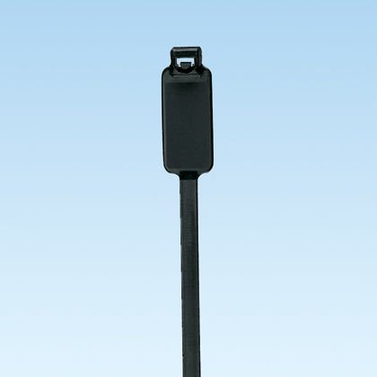 Tüm-Ty® işaretleyici bağı, sarma, standart kesiti, 7.4 (188mm) uzunluk x .87 .44 (11.1 x 22.1mm) işaretleyici yazma ilgili alan, dayanıklı naylon 6.6, siyah, standart bir paket hava.