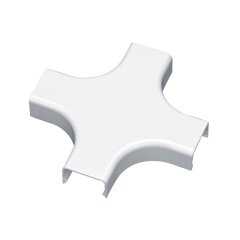 LD5, LDPH5 ve LDS5 raceway, Kapalı Beyaz, ABS,. UL Genişlik 4.05, içinde Uzunluk 4.05 Listelenen ile kullanılmak üzere dört yollu çapraz uydurma.