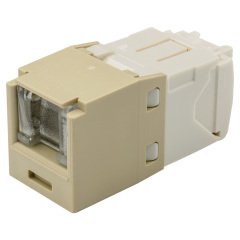 Kategori 6, RJ45, 8-konumunda, 8-tel yay, Kriko modülü kepenk. Elektrik Fildişi.