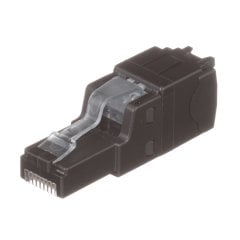 TX6A, Kategori 6A UTP Alan Dönem RJ45 fişi 4 çift korumasız bükümlü çift kablo alan sınırına basit-eklemek takmak. Kategori 6A, Kategori 6 ve 5e sistemlerini sunar. 10 adet toplu paket, ör: PT Sonlandırma Aracı içerir.