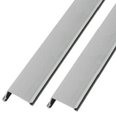 açık gri Panduct PanelMax 3 yedek kapak DRD33 DIN Ray Kablolama Duct birlikte kullanılır. PVC malzemeden imal edilmiştir.