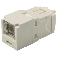 Kategori 6, RJ45, 8-konumunda, 8-tel yay, Kriko modülü kepenk. Beyaz kapalı.