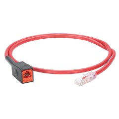 TX6A ALANI SÜRELİ RJ45 fiş test CORD, kırmızı, 1 M