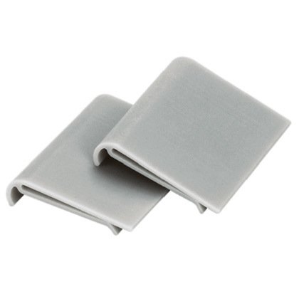 açık gri PVC malzemeden de Panduct PanelMax 3'' köşe şerit DRD33 DIN ray kablo kanalı ile kullanılır. Bu 10 adet bir paket içinde bulunmaktadır.
